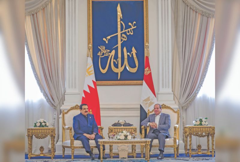Bahrain News: STRONGER TOGETHER: Bahrain and Egypt vow to bolster historic ties